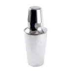 image of Omcan USA 80827 Bar Cocktail Shaker Set – 3‑Piece 16 oz Stainless Steel Shakers