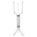 image of Omcan USA 80837 Stand – 8‑Quart Wine Bucket Support, 3‑Leg Stainless Steel Frame, Bar Service