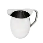 image of Omcan USA 80859 - 3-Qt Stainless Steel Bell Water Pitcher, 96-128 oz, Handle