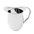 image of Omcan USA 80861 - 3-Qt Stainless Steel Bell Water Pitcher with Ice Guard, 96-128 oz