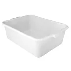 image of Omcan USA 80894 Standard Bus Box, 21.5"L x 15.5"W x 7"H, 1-Compartment, White, NSF Certified