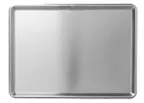 image of Omcan USA 81023 Bun/Sheet Pan – 18" x 26", Solid Uncoated 20‑Gauge Stainless Steel Baking Pan