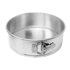 image of Omcan USA 81106 Springform Cake Pan – 9" Diameter x 3" Deep Round Aluminum, Uncoated, 7"‑9"
