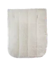 image of Omcan USA 81179 - White Terry Cloth Pan Grabber 8-1/2" x 11" with Wrist Strap, Skull Style - Dozen