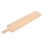 image of Omcan USA 81219 Crostino Serving Board, Rectangular 23-7/10" x 5-9/10" x 1/2" Beech Plywood Handle