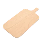 image of Omcan USA 81228 Pinsa Romana Board, 13-4/5" x 8-7/10" x 3/10" H, Beech Plywood with 3-9/10" Handle