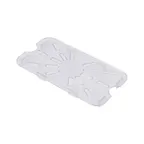 image of Omcan USA 85035 Drain Shelf For 1/4‑Size Food Storage Containers, Clear Polycarbonate, NSF