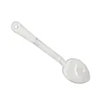 image of Omcan USA 85098 Serving Spoon – 11" Solid Polycarbonate, Clear Handle, 11" Length, NSF