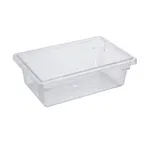 image of Omcan USA 85116 Food Storage Container – 12" x 18" x 6" Clear Polycarbonate, Stackable, NSF