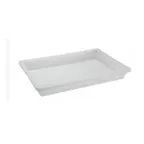 image of Omcan USA 85128 Food Storage Container, 18" X 26" X 3-1/2" Rectangular Polypropylene White NSF
