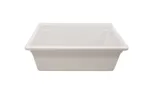 image of Omcan USA 85130 Food Storage Container, 18" X 26" X 9" H Stackable Polypropylene White NSF