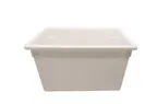image of Omcan USA 85132 Food Storage Container, 18" x 26" x 15" Rectangular Stackable Box Polypropylene White