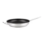 image of Omcan USA 85275 Fry Pan – 14" Stainless, Riveted Handle, Excalibur Non‑Stick, NSF