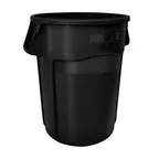 image of Rubbermaid 1779739 BRUTE® 55‑Gallon Trash Can, Round Black, 26.5" D x 33" H, NSF Certified Made in USA