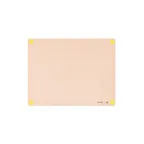 image of Epicurean 622-19150108 - 19.5" x 15" x 3/8" Natural Paper Cutting Board, Yellow Feet