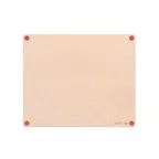 image of Epicurean 622-23190101 Rect Cutting Board 23" x 19" x 3/8" Natural Red Feet Paper Composite NSF