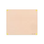 image of Epicurean 622-23190108 Board 23" x 19" x 3/8" Natural Paper Yellow Feet NSF Dishwasher Heat‑R 350°F