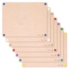 image of Epicurean 622C-191501 Cutting Board Set 19.5" x 15" x 3/8" Comp Non‑Slip 350°F‑Resistant - 7/Set