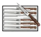 image of Victorinox 5.2030.12-X4 Steak Knife Set, 6‑Piece, 4" Stamped Wood Handle Blades - Set