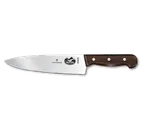 image of Victorinox 5.2060.20 Chef Knife – 8" Blade, 2" Handle Width, Stamped Style, Wood Handle 7"-9" Length