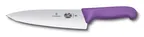 image of Victorinox 5.2065.20 Chef Knife – 8" Blade, 2" Handle, Purple Fibrox Pro Slip‑Resistant NSF