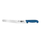 image of Victorinox 5.2932.26 Bread & Sandwich Knife, 10-1/4" Blade, Blue Fibrox Handle, Serrated, NSF