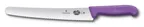 image of Victorinox 5.2935.26 Bread Knife, 10-1/4" Blade / 1-1/4" Purple Fibrox Handle Serrated SlipRes NSF
