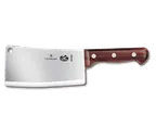 image of Victorinox 5.4000.18 Restaurant Cleaver Knife, 7" x 3-1/2" Rosewood Handle, 1-1/2 lb, Wood