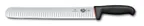 image of Victorinox 5.4723.30D Slicer Knife - 12" Granton Edge, Black/Red Dual Grip Non-Slip, NSF