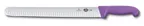 image of Victorinox 5.4725.36 Slicer Knife – 14" Blade, 1-1/2" Handle, Granton, Purple Fibrox Nylon Handle