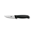 image of Victorinox 5.5103.10B Rabbit Boning Knife, 4" Stamped Stainless Steel Blade, Black Fibrox Handle