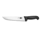 image of Victorinox 5.5203.23 Churrasco Knife, 9" Blade, 1-1/2" Handle, Black Fibrox Pro Plastic Handle