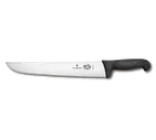 image of Victorinox 5.5203.31 Churrasco Knife, 12" Blade, 2" Handle, Black Fibrox Pro High Carbon Steel, NSF
