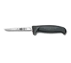 image of Victorinox 5.5903.09 Boning Knife - 3-3/4" Vent Blade, Black Fibrox Pro Handle, NSF Poultry Knife