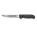 image of Victorinox 5.6103.15 Boning Knife - 6" Stiff High Carbon Steel Blade, Black Fibrox Pro Handle