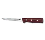 image of Victorinox 5.6406.12 Boning Knife - 5" Stamped Straight Blade, High Carbon Steel, Stiff, Wood Handle
