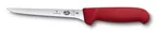 image of Victorinox 5.6411.15 Boning Knife – 6" Straight Blade, Red Plastic Handle, Stainless Steel, NSF