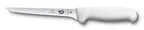 image of Victorinox 5.6417.15 Boning Knife – 6" Blade, White Fibrox Pro Handle, Carbon Steel, NSF