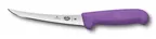 image of Victorinox 5.6605.15 Boning Knife, 6" Curved Blade, Stainless, Purple Plastic Handle, Slip‑Resistant