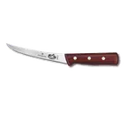 image of Victorinox 5.6606.15 Boning Knife 6" Curved Semi Stiff Blade, High Carbon Steel Stamped Wood Handle