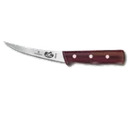 image of Victorinox 5.6616.12 Boning Knife - 5" Flexible Blade, High Carbon Steel, Wood Handle, Stamped