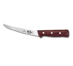 image of Victorinox 5.6616.15 Boning Knife – 6" Flexible Curved Blade, High Carbon Steel, Wood Handle, Stamped