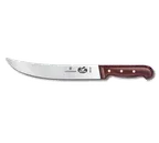 image of Victorinox 5.7300.25 Cimeter Knife – 10" Curved Blade, Stamped Style, Wood Handle, Wood Material
