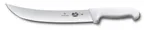 image of Victorinox 5.7307.25 Cimeter Knife – 10" Blade, White Fibrox Pro Handle, High‑Carbon Steel, NSF
