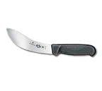 image of Victorinox 5.7803.15 Skinning Knife - 6" Curved Blade, Black Fibrox Pro Handle Slip-Resistant, NSF