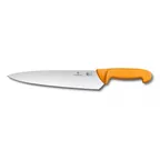 image of Victorinox 5.8451.26 Carving Knife, 11" Stamped Blade, Stainless Steel, Orange Plastic Handle, Edge