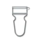 image of Victorinox 6.09 Vegetable Peeler, 5" Length, Stainless Steel Blade, Rex Silver