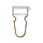 image of Victorinox 6.0900.12 Vegetable Peeler, 5" Length, Steel Blade, Rex Cinnamon Edge for Precise Cutting