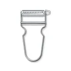 image of Victorinox 6.0914 Star Julienne Silver Vegetable Peeler, 5" Stainless Steel Blade, Handheld Design