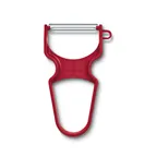 image of Victorinox 6.0930.1 Rapid Straight Edge Red Vegetable Peeler, 5" Length, Stainless Steel Blade